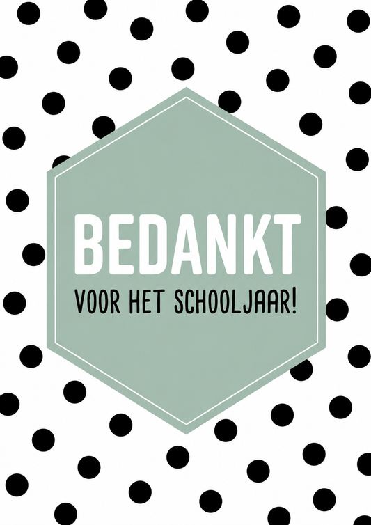Bedankt voor het schooljaar (1)