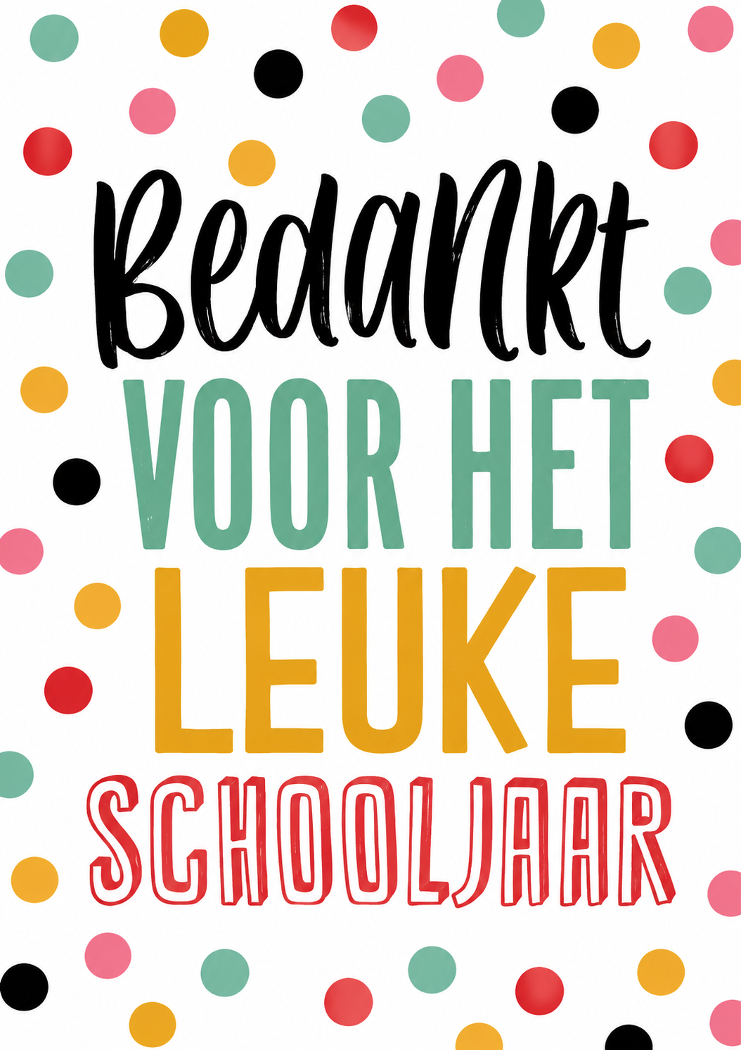 Bedankt voor het schooljaar! (2)