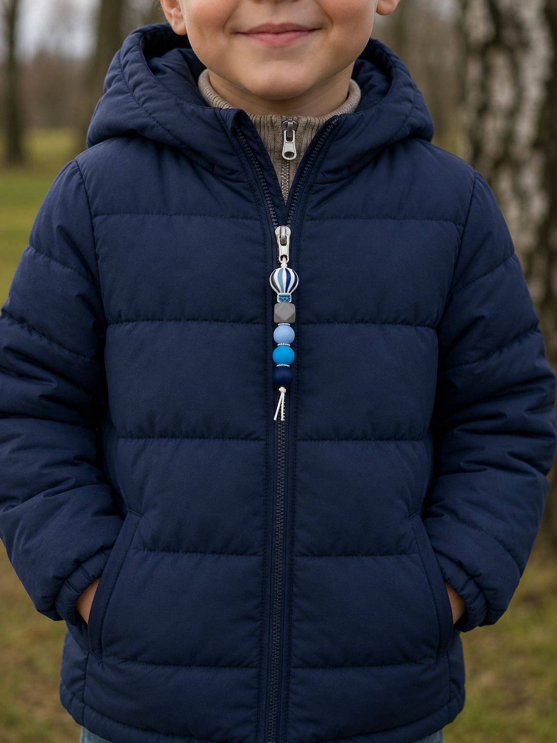 Jaszipper luchtballon "blauw"