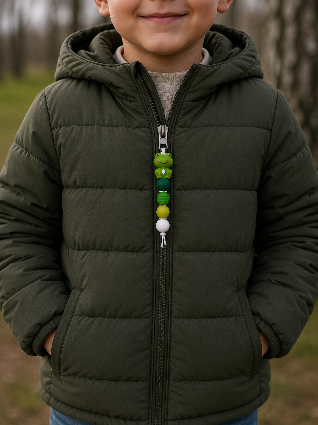 Jaszipper kikker "groen"