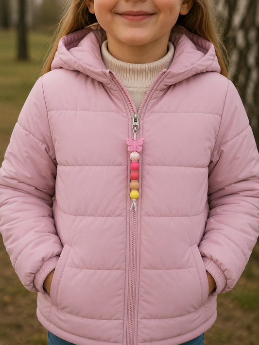 Jaszipper vlinder "wit"