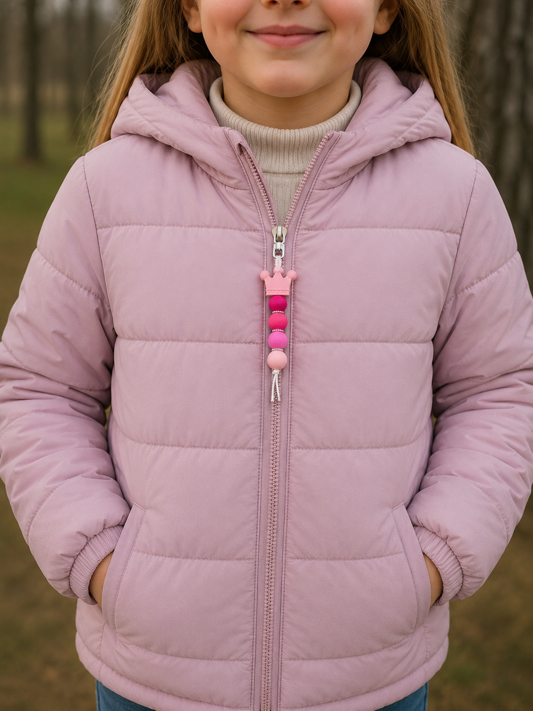 Jaszipper kroon "roze"