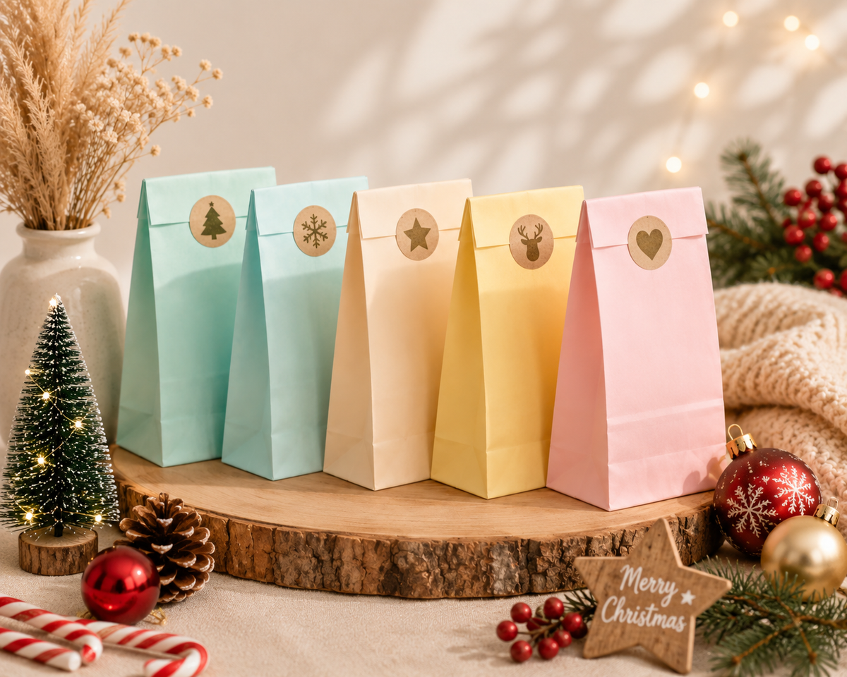 Verrassings kleur kado zakjes