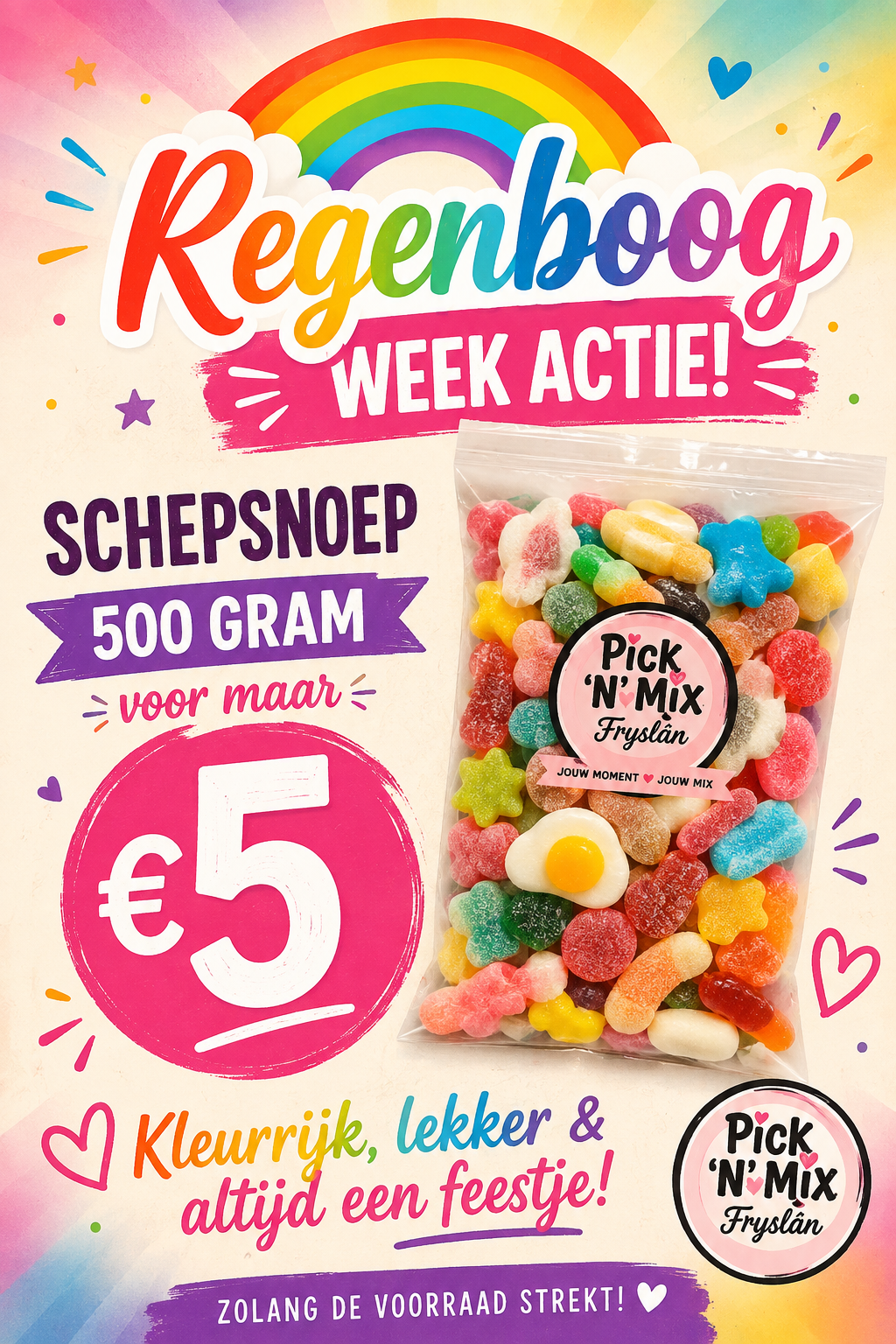 TIKTOK actie regen boogweek