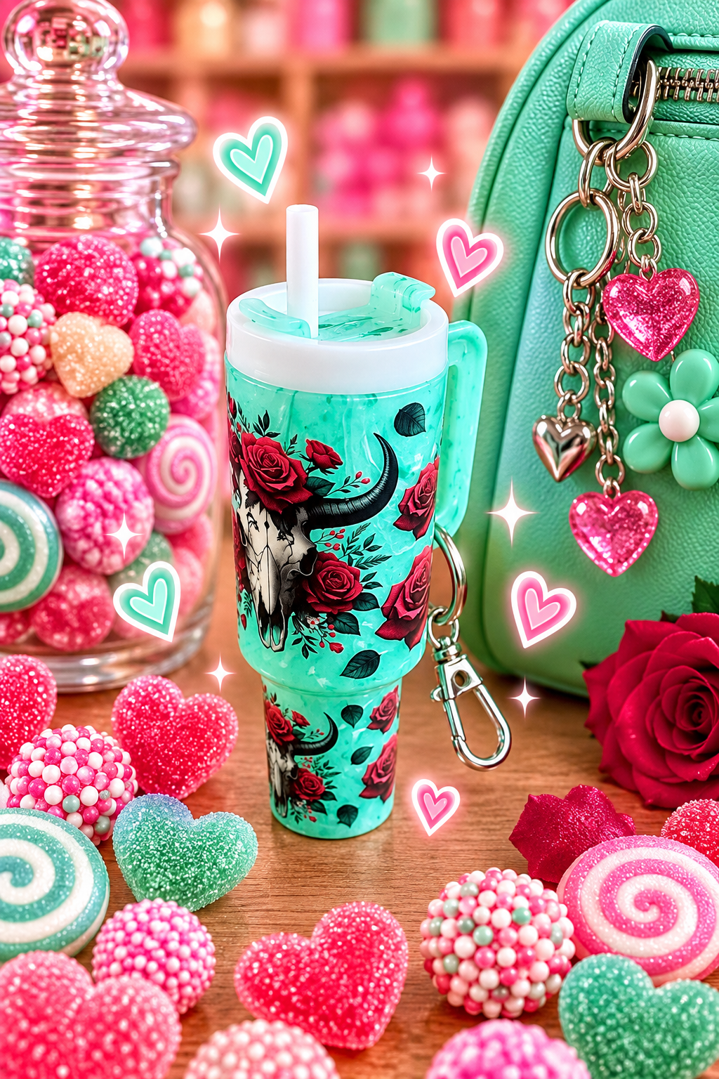 Mini Tumbler sleutel hanger (3)