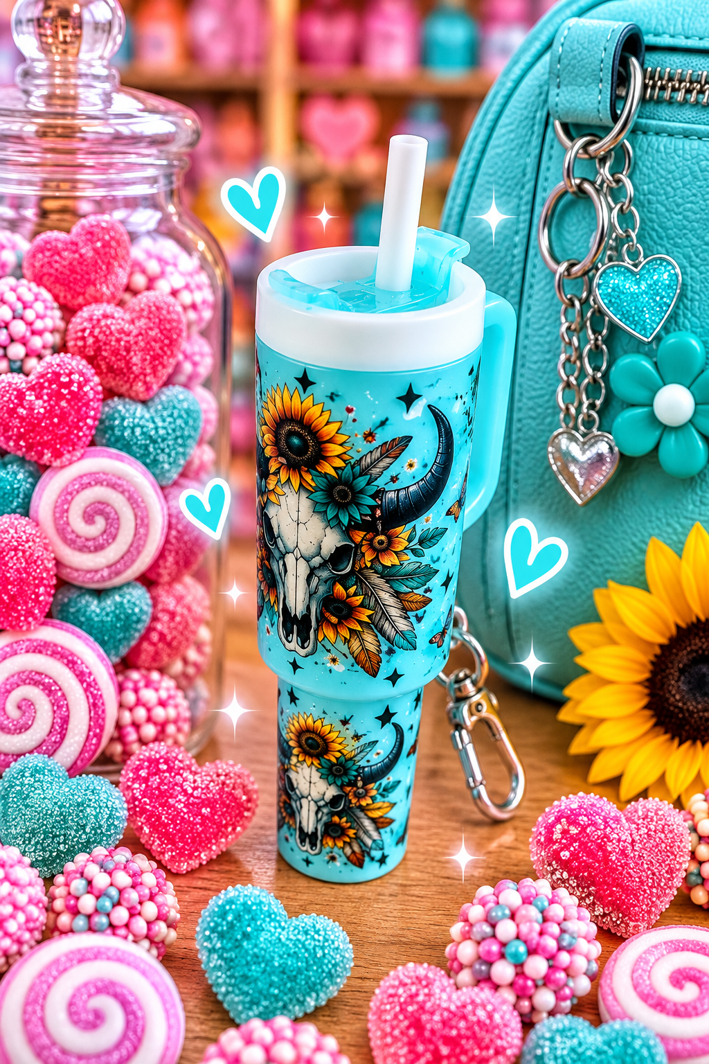 Mini Tumbler sleutel hanger (3)