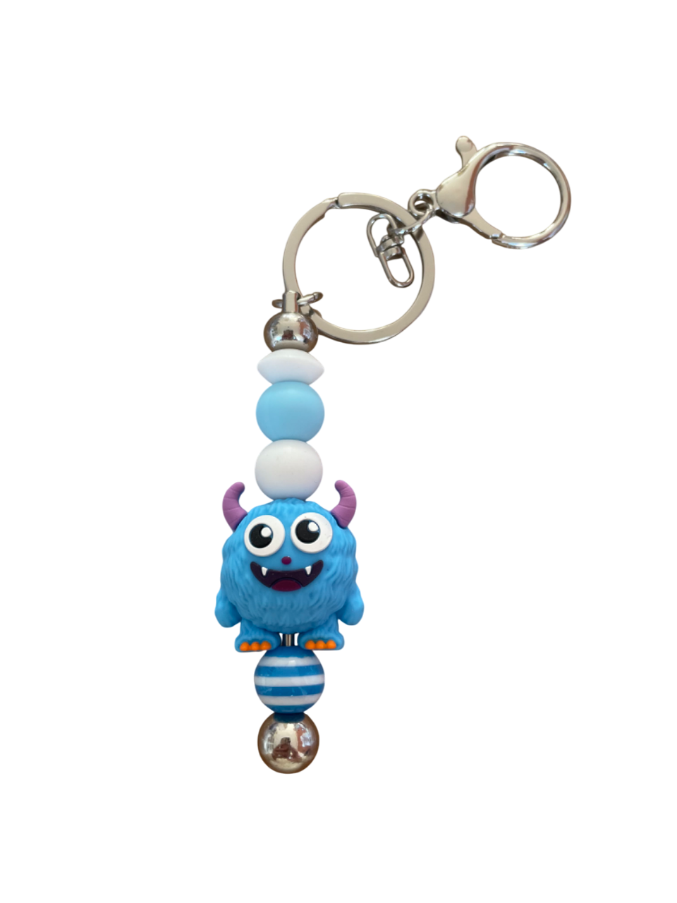 Sleutelhanger (monster) blauw