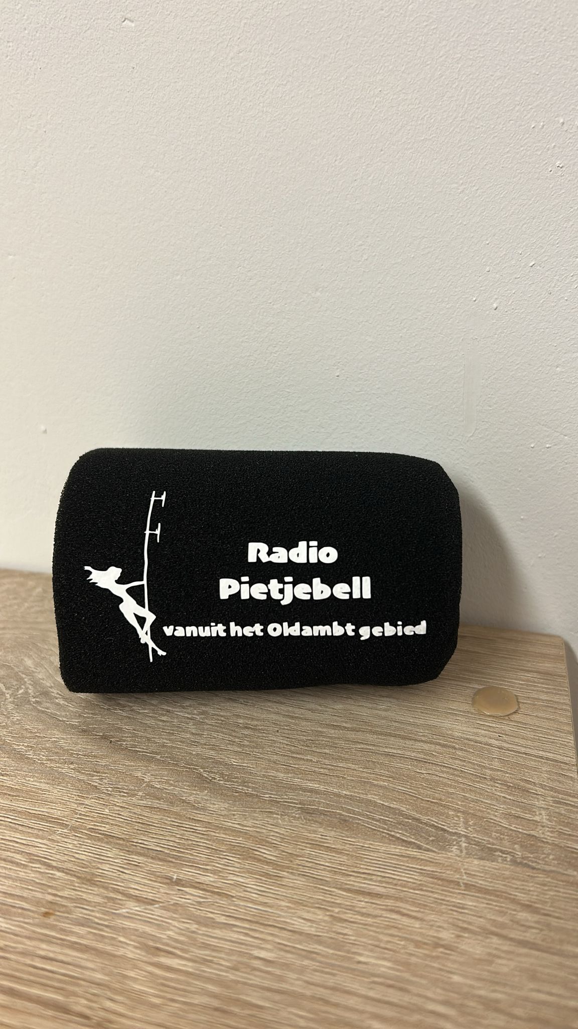 Plopkap met eigen logo sticker