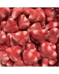 (67) Gesuikerde twist hartjes