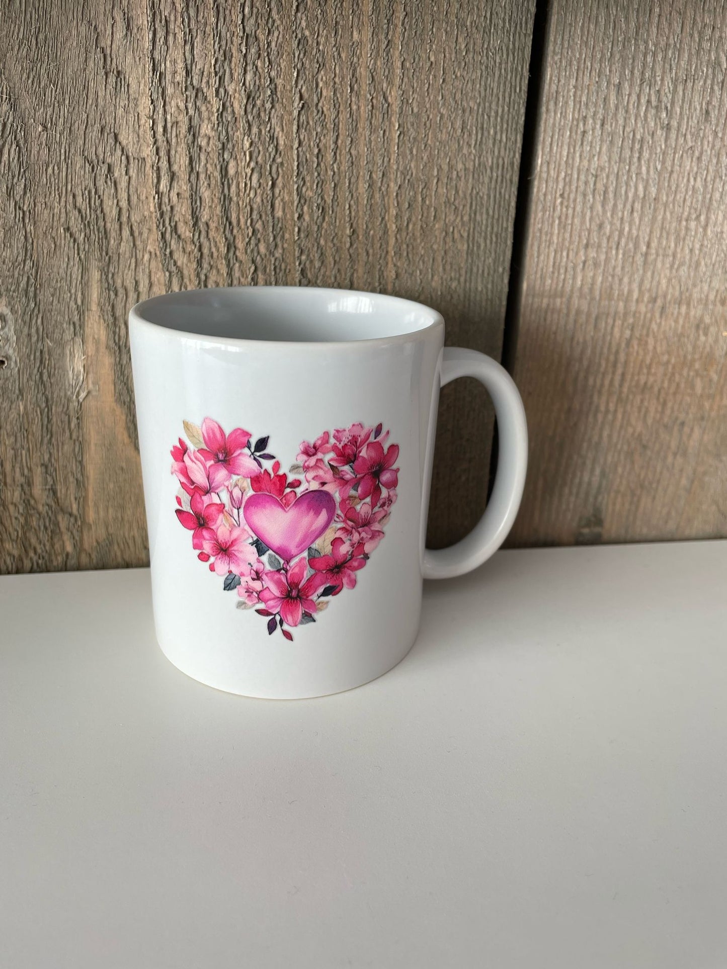 Moederdag mok "hart"