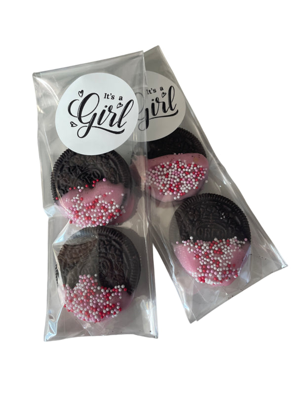 Oreo geboorte traktatie "girl"