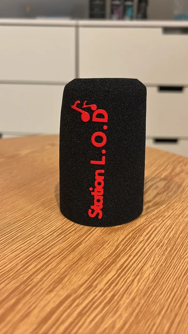 Plopkap met eigen logo sticker