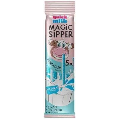 Quick milk magic sipper (rietjes) "bubblegum"