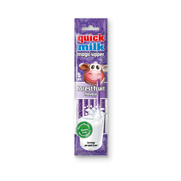 Quick milk magic sipper (rietjes) "forest fruit"