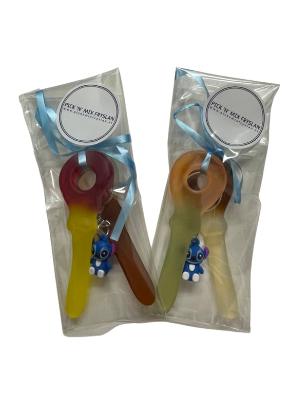 Sleutelhanger stitch met snoepsleutels